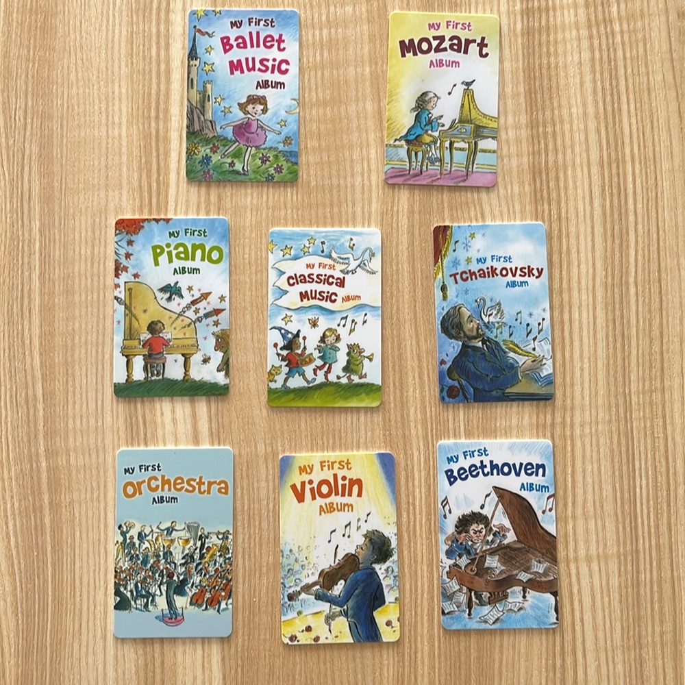8 yoto music cards